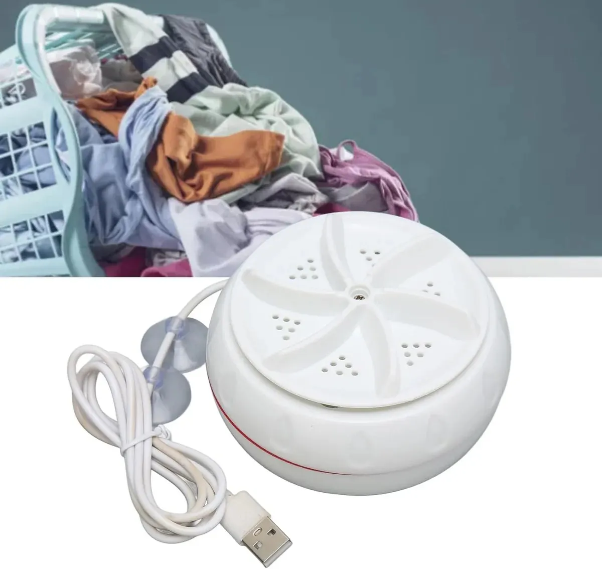 Mini Turbo Washing Machine – Portable USB Washer for Home & Small Spaces