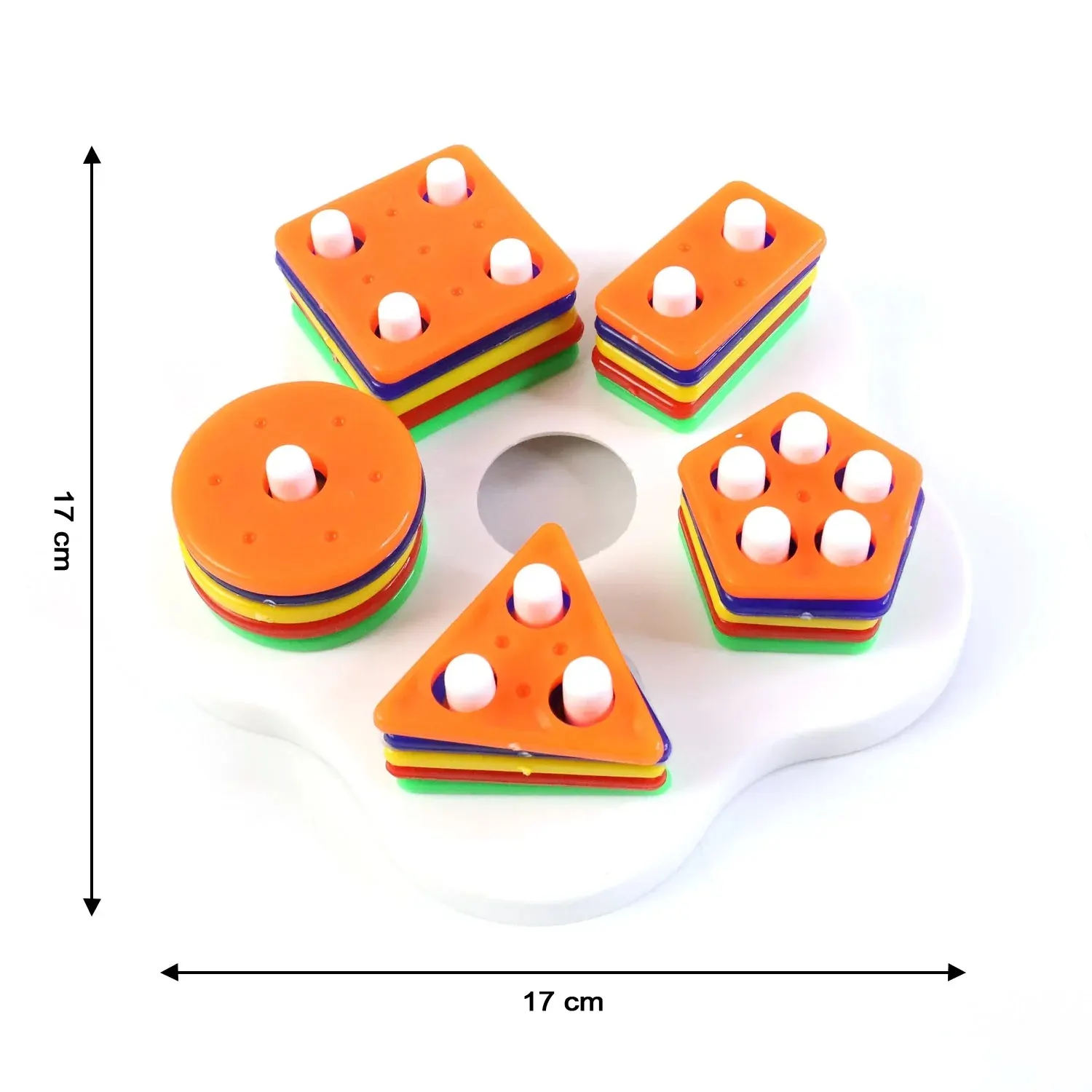 Geometric Stacking Sorter Puzzle Toy 1 PC