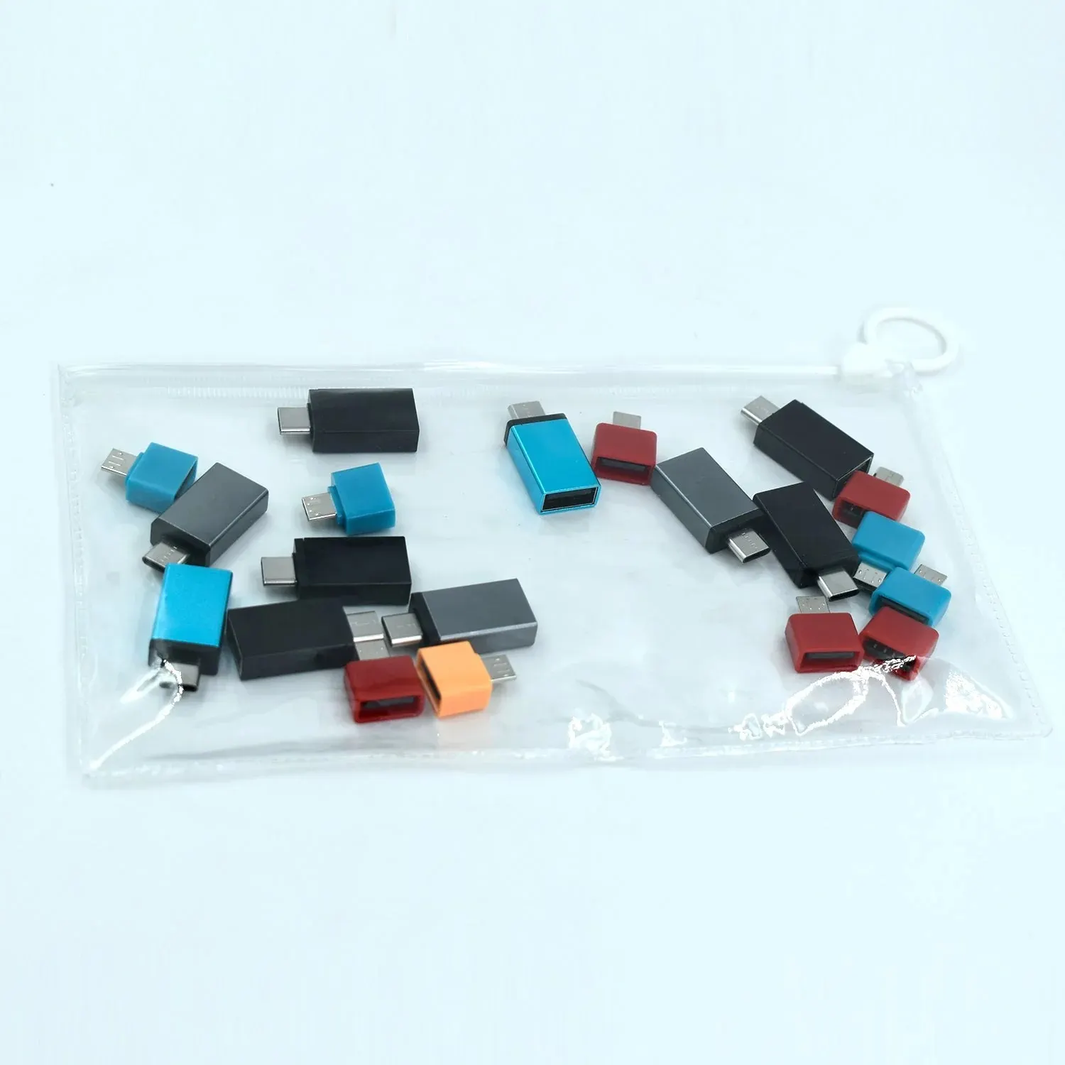 OTG Type C & USB to Micro USB Adapter (Pack of 20)