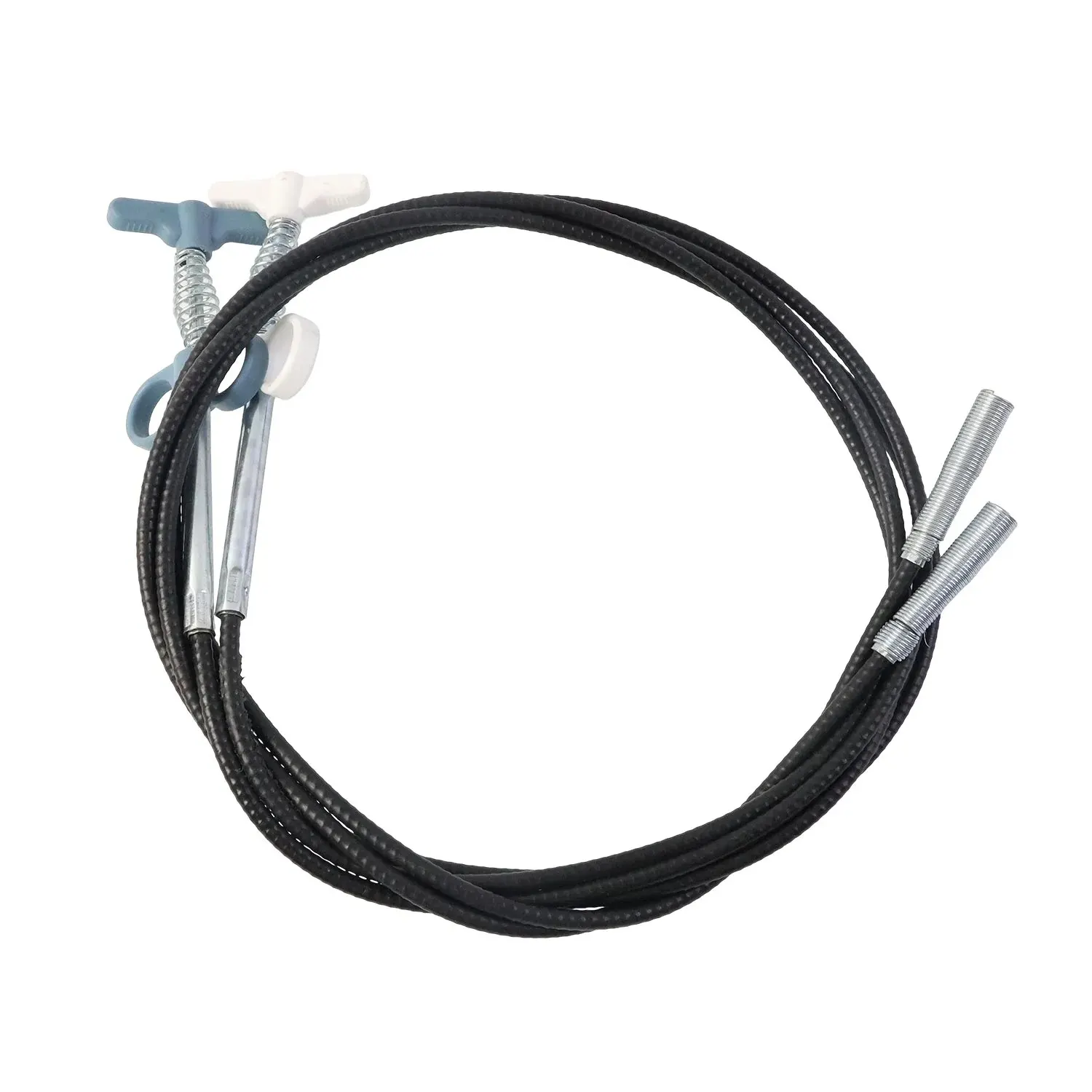 Flexible Spring Drain Cleaning Tool with Hand Grip (1 Pc / 196 Cm)