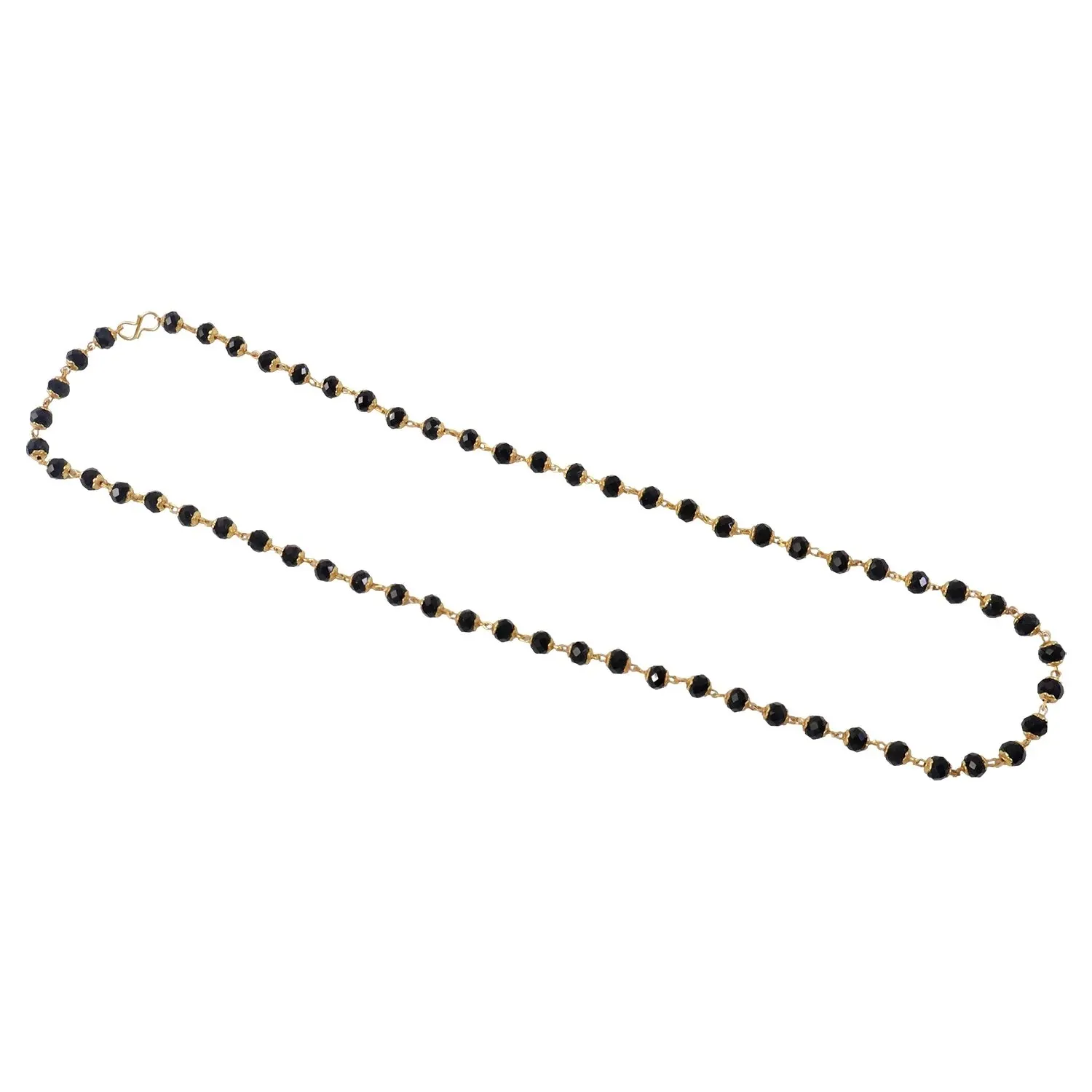 Traditional Black Beads Mangalsutra Style Necklace for Women (1 pc)