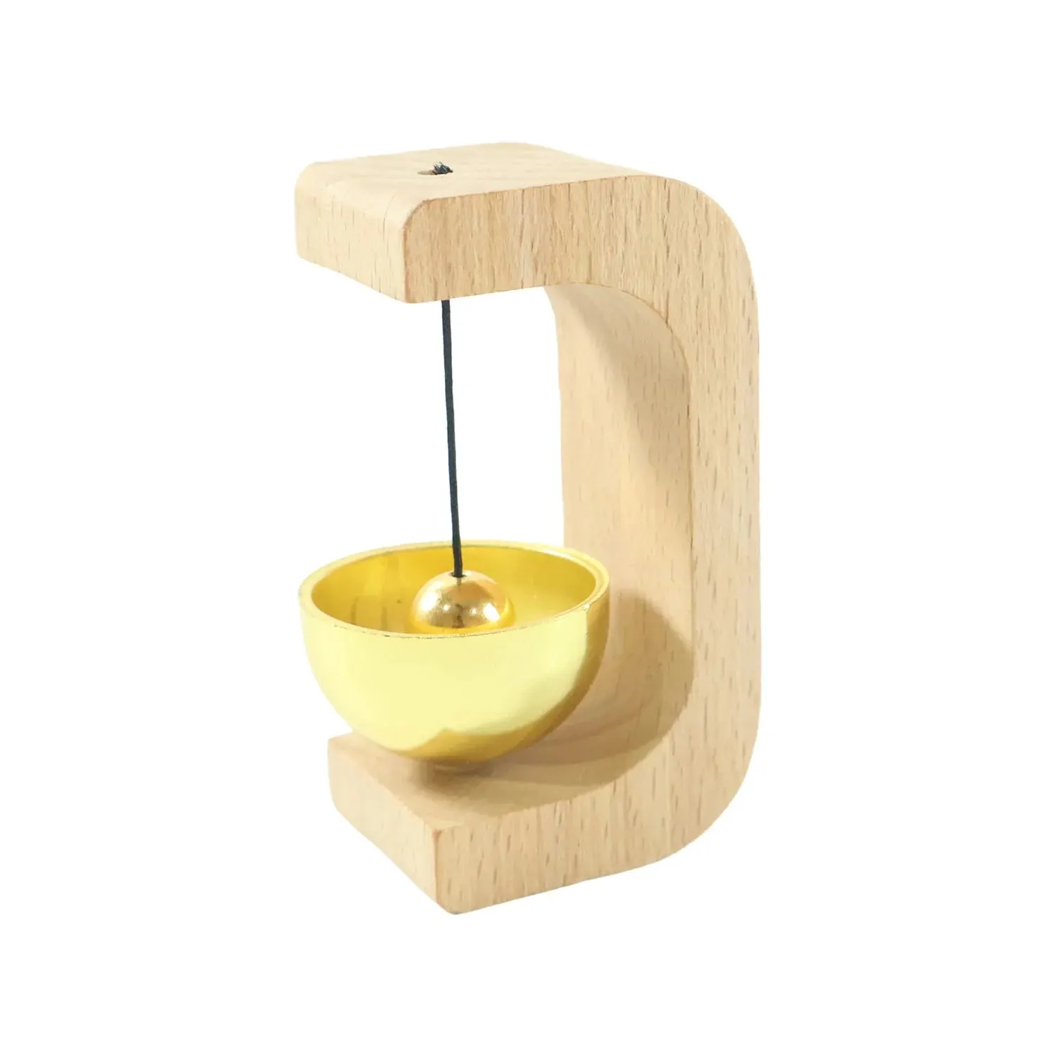 Megnetic Zen Bell for Meditation with Wooden Stand (1 Pc)