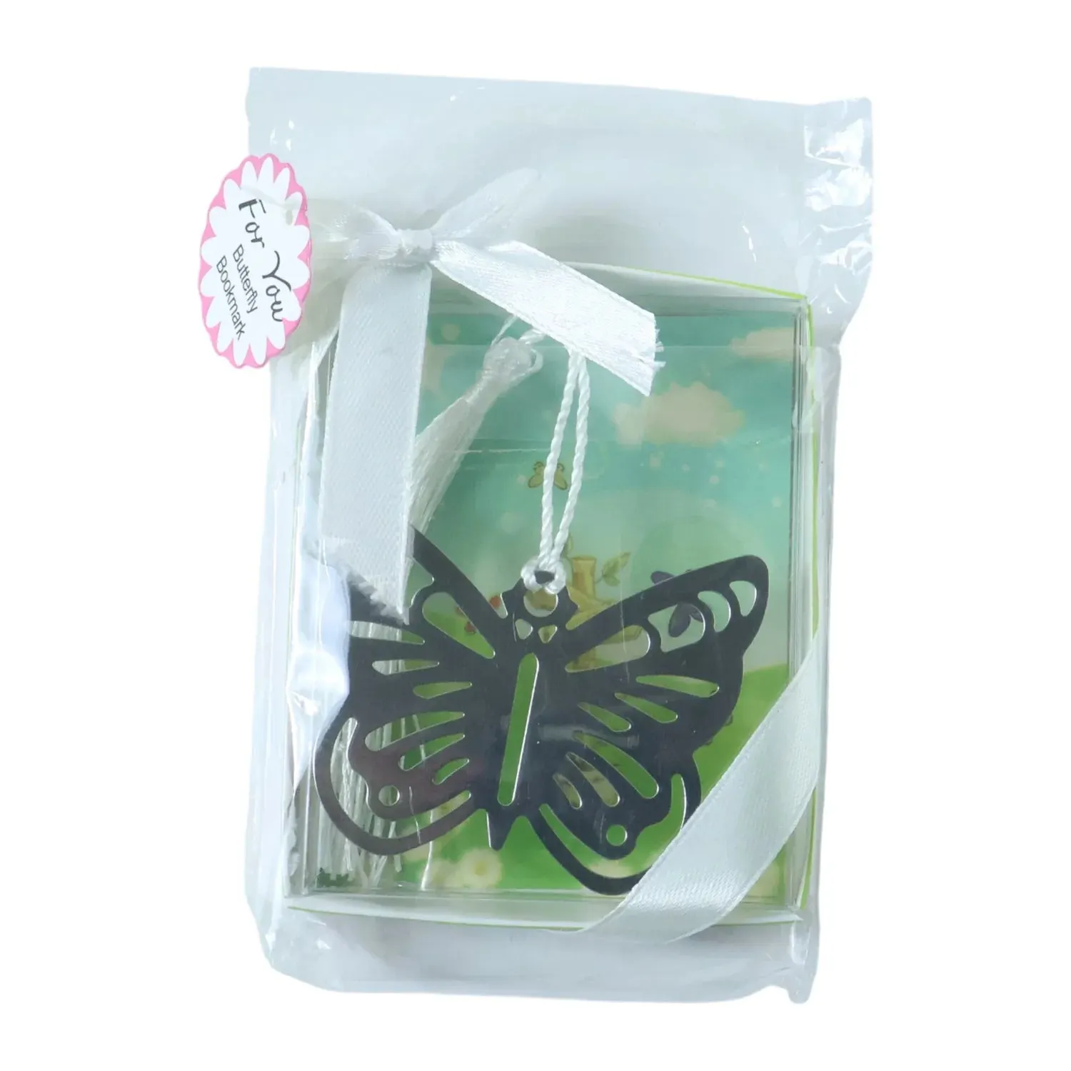 Elegant Butterfly Design Metal Bookmark (1 Pc)
