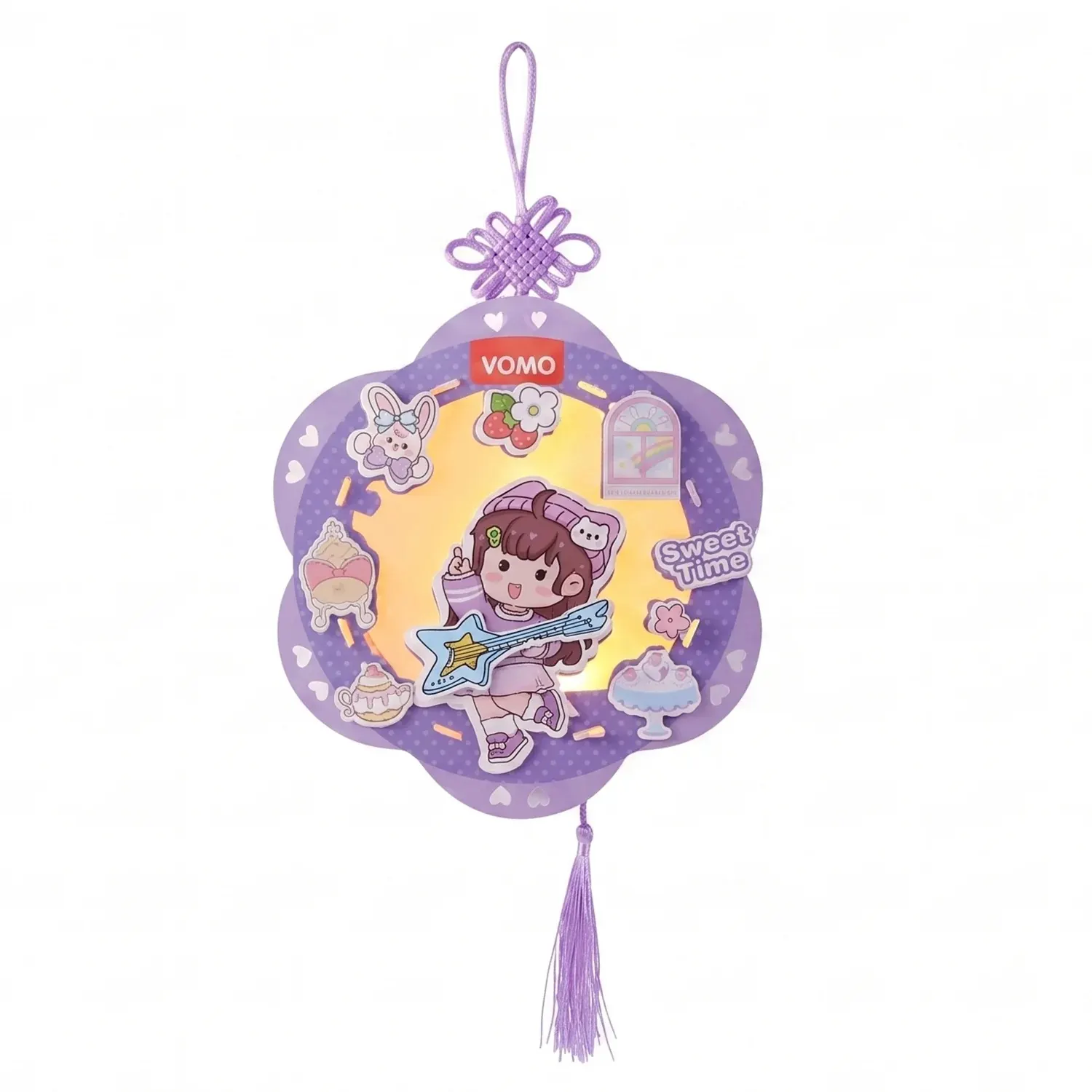 Diy paper lantern craft kit decorative hanging lantern set