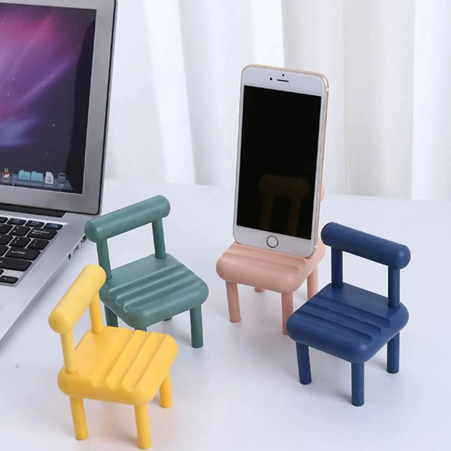 Mini Chair Phone Holder for All Mobile Phones (1 Pc)